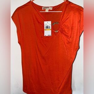 Michael Kors Bold Orange Blouse